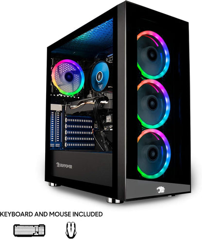 Element MR 202I Professional Gaming Desktop PC (Intel Core i7-11700F 2.5GHz, NVIDIA GeForce GTX 1660 6GB, 16GB DDR4 RAM, 240GB SSD, 1TB HDD, WiFi Ready, Windows 10 Home)