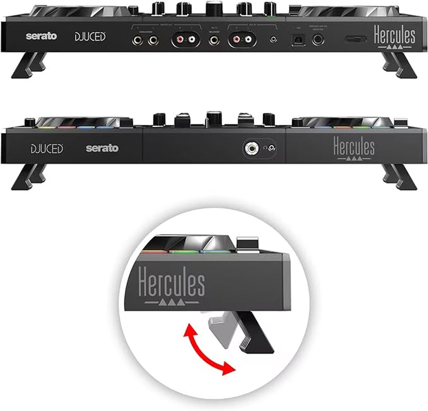 Djcontrol Inpulse 500: 2-Deck USB DJ Controller for Serato DJ and DJUCED (Included)