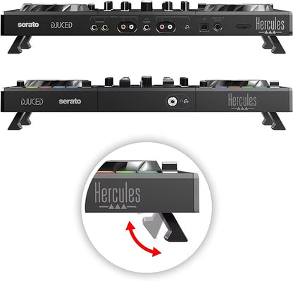 Djcontrol Inpulse 500: 2-Deck USB DJ Controller for Serato DJ and DJUCED (Included)