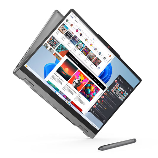 Ideapad 5 2-In-1 Laptop, 16" IPS Touchscreen, AMD Ryzen 7 8845HS, AMD Radeon 780M, 16GB RAM, 512GB Ssd,Windows 11 Pro