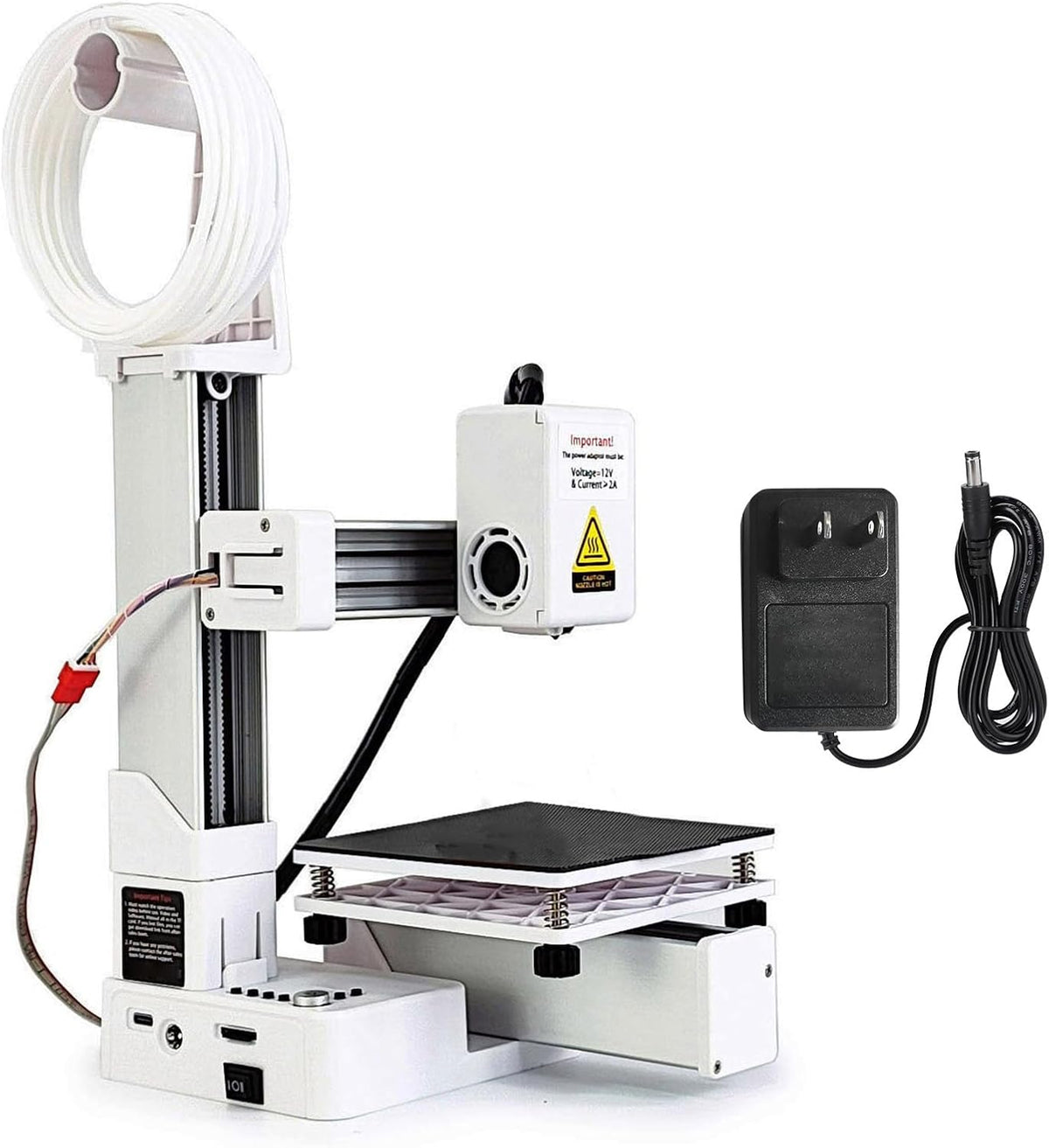 Compact FDM 3D Printer — 100 × 100 × 100 mm
