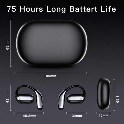 Hsility Wireless Sport Earbuds — Ear Hooks & Charging Case