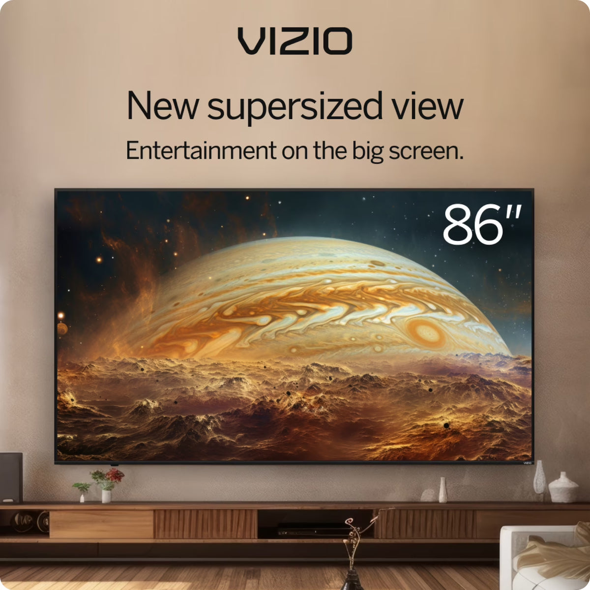 86 in Class 4K UHD LED HDR Smart TV, V4K86C-0804