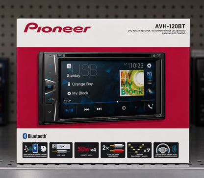 AVH-120BT 6.2" - Bluetooth, Android Smartphone Compatible - DVD Receiver