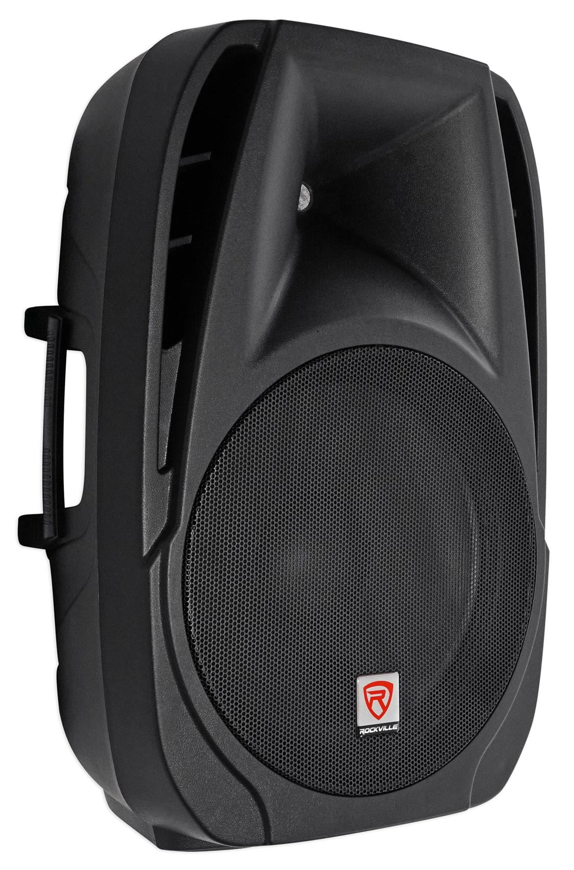 RPG2X15 Package PA System Mixer/Amp+15" Speakers+Stands+Mics+Bluetooth