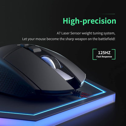 CYD C309 RGB Gaming Mouse — 7 Programmable Buttons