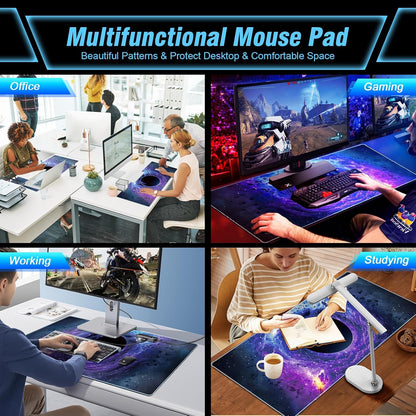 Black Hole XXL Gaming Mouse Pad — 31.5 × 11.8 in