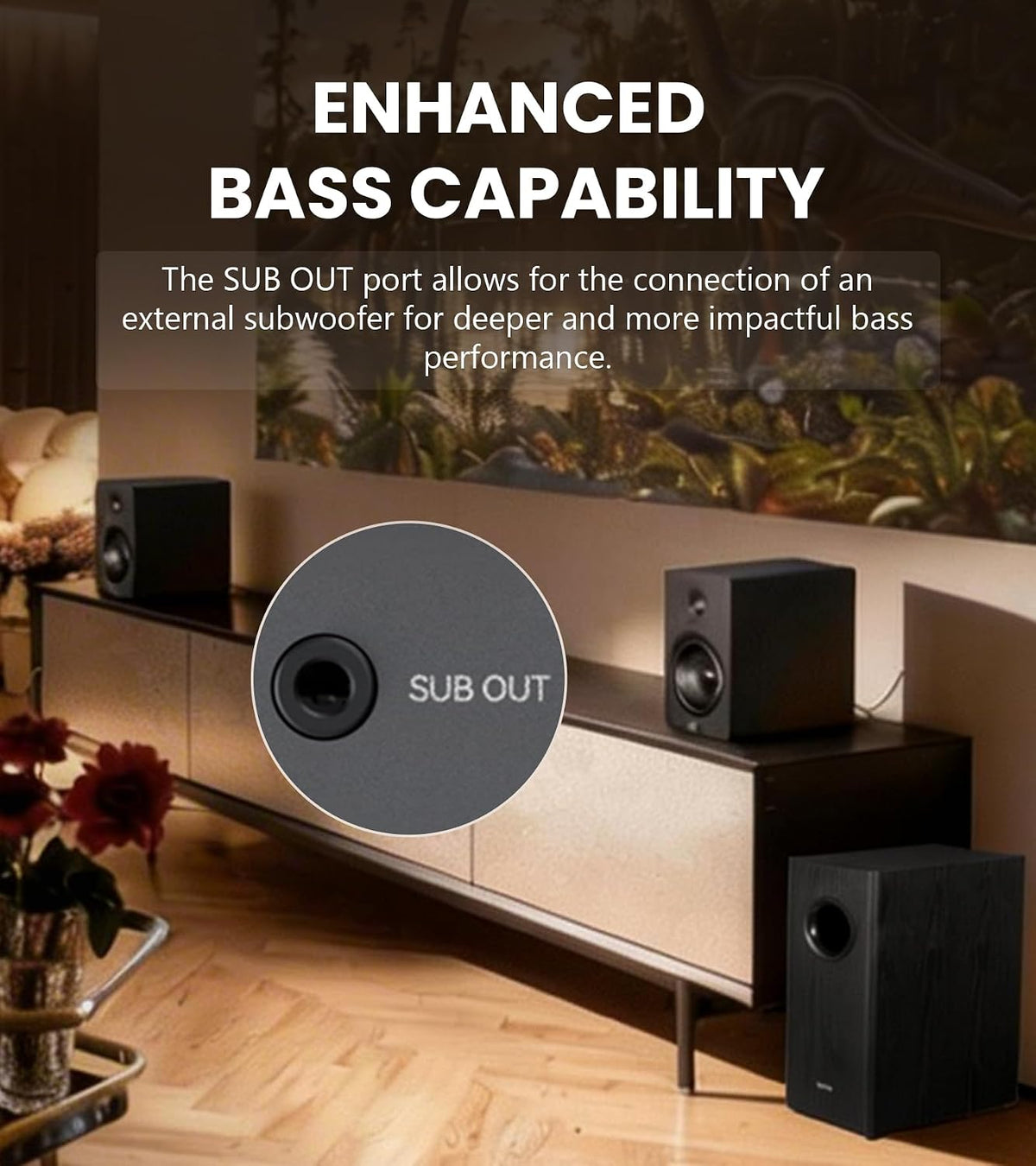 Edifier M90 Desktop Speakers — 100W RMS, White