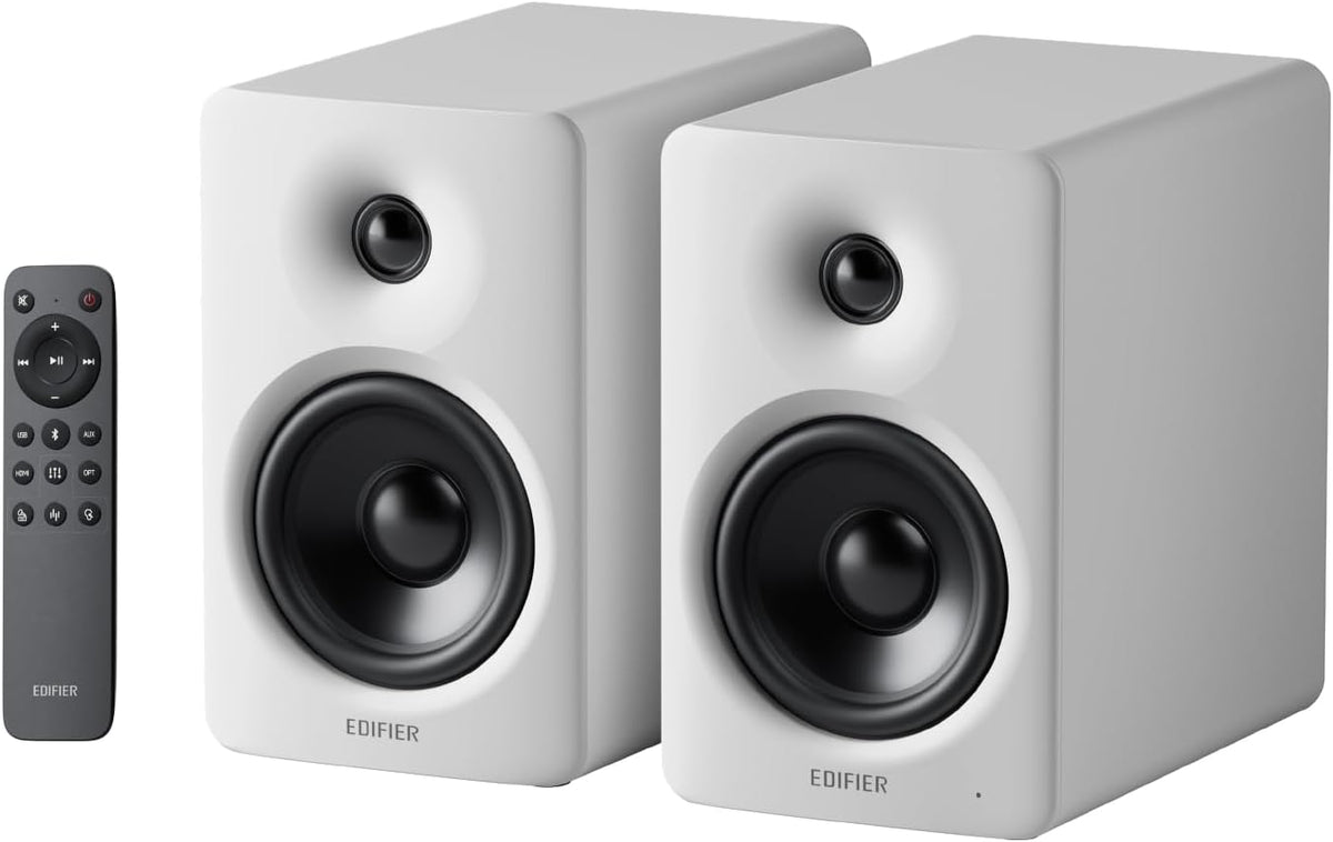 Edifier M90 Desktop Speakers — 100W RMS, White